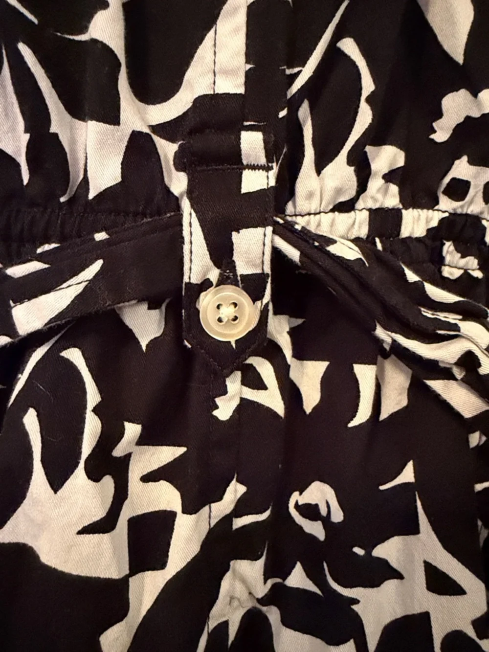 Free Assembly Black and White Belted Utility Dress [Size: M] - Picture 5 of 12